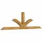 Ekena Millwork Richland Rough Sawn Timber Gable Bracket, Western Red Cedar, 96"W x 28"H x 4"D x 4"F, 7/12 Pitch GBW096X28X0404RIC00RWR - alternate 3